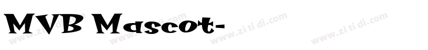 MVB Mascot字体转换
